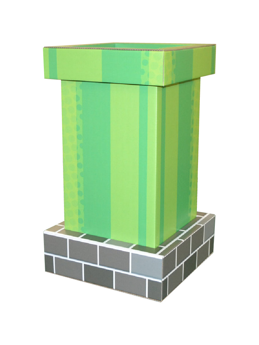 マリオ風土管　W350×H600×D350