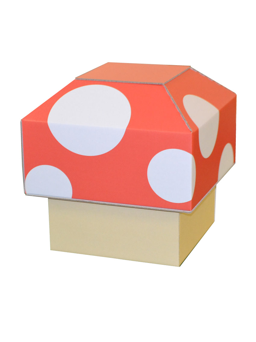 マリオ風キノコ　W300×H300×D300