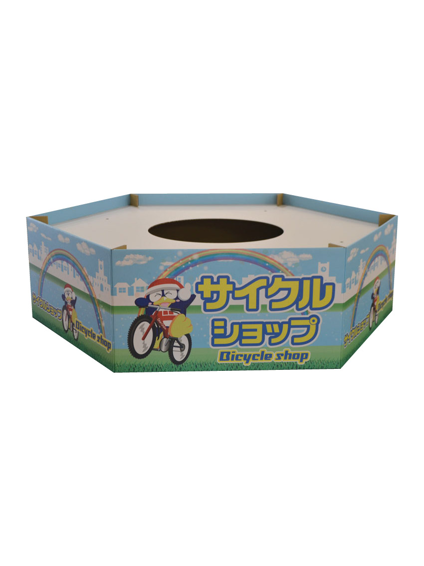 六角形POP（自転車）